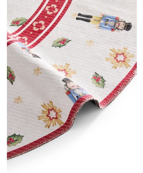 Piros kerek szőnyeg karácsonyi mintával ø 160 cm Toy's Delight Nutcracker – Villeroy&Boch
