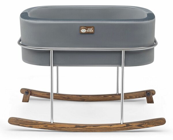 Hanah Home Bölcső Grey Chrome Hier Metal - Szürke, Króm
