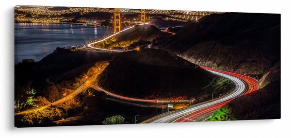 Kép - Golden Gate Bridge (120x50 cm)