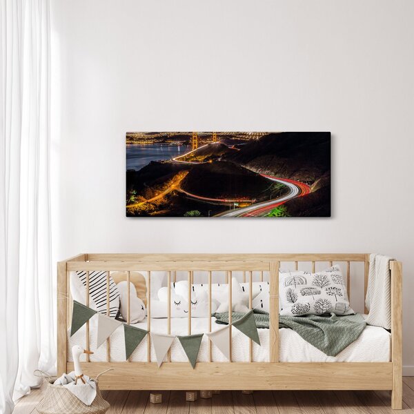 Kép - Golden Gate Bridge (120x50 cm)