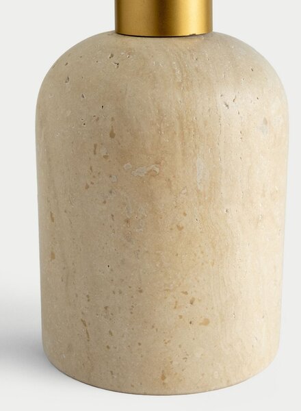 Aberto Design Soap Dispenser Beige Matte Gold Etern - Beige, Matte Gold