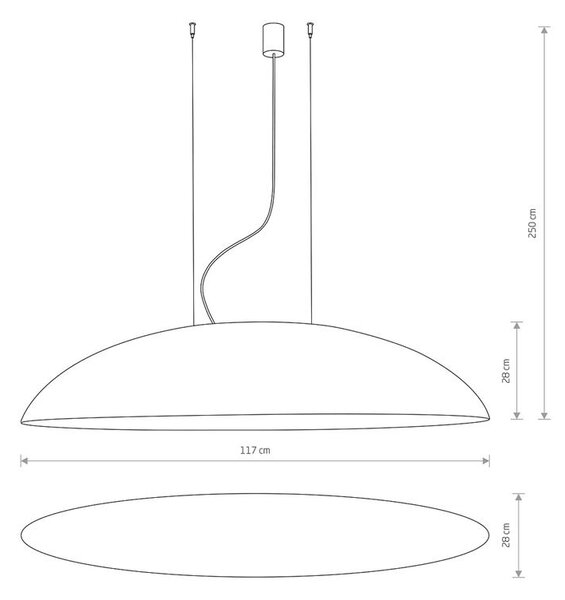 Lámpa Nowodvorski CANOE BLACK 7926