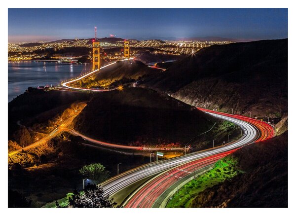 Kép - Golden Gate Bridge (70x50 cm)