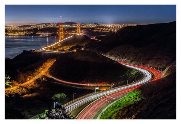 Kép - Golden Gate Bridge (90x60 cm)
