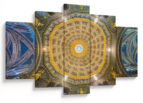 A Siena templom mennyezetének képe (150x105 cm)