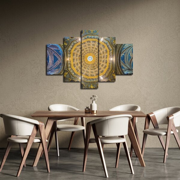 A Siena templom mennyezetének képe (150x105 cm)