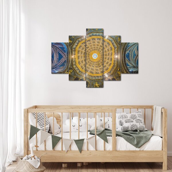 A Siena templom mennyezetének képe (150x105 cm)