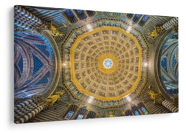 A Siena templom mennyezetének képe (90x60 cm)