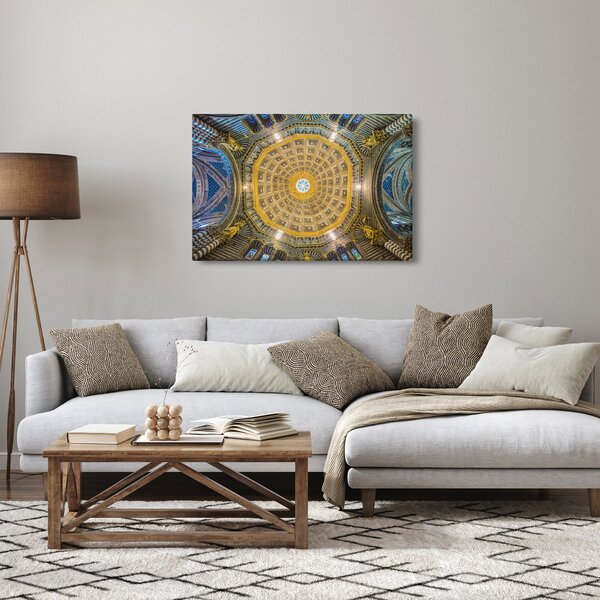 A Siena templom mennyezetének képe (90x60 cm)