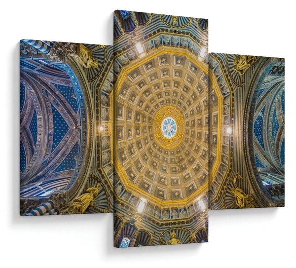 A Siena templom mennyezetének képe (90x60 cm)