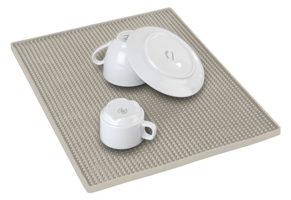Bézs gumi edénycsepegtető alátét 40x30 cm Maxi – Wenko