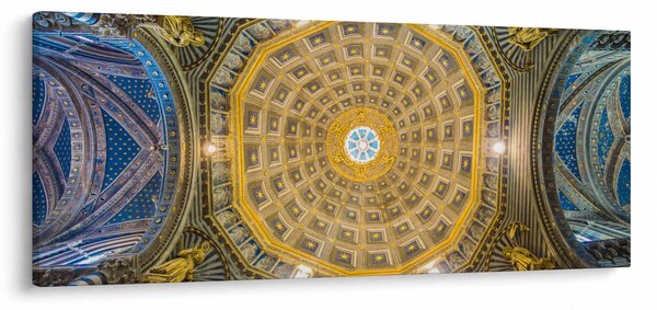 A Siena templom mennyezetének képe (120x50 cm)