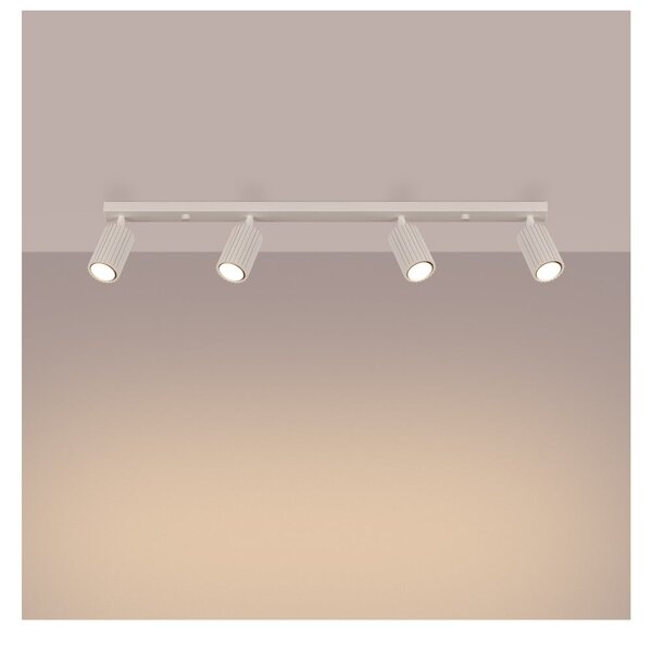 Krémszínű spotlámpa 6,5x81 cm Gleam – Sollux