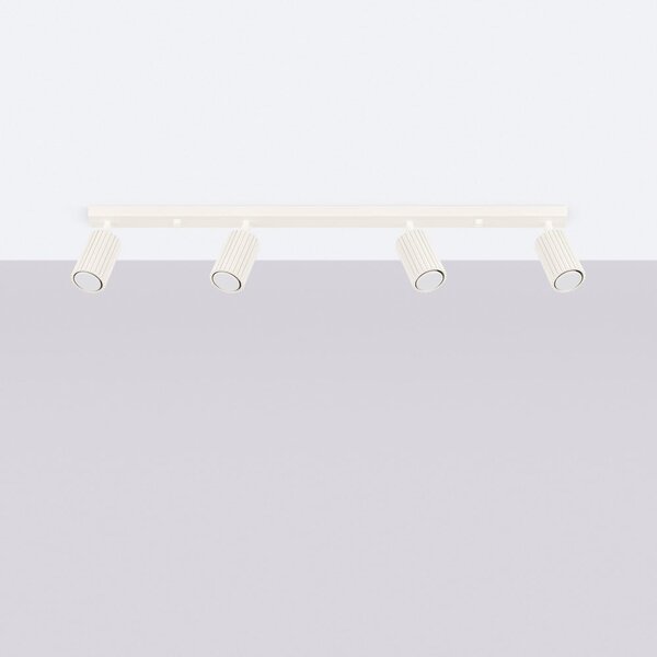 Krémszínű spotlámpa 6,5x81 cm Gleam – Sollux