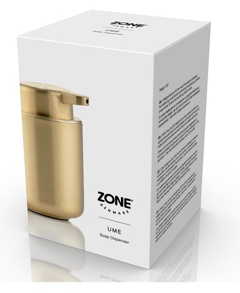 Sárgaréz színű rozsdamentes acél szappanadagoló 250 ml Ume Brass – Zone