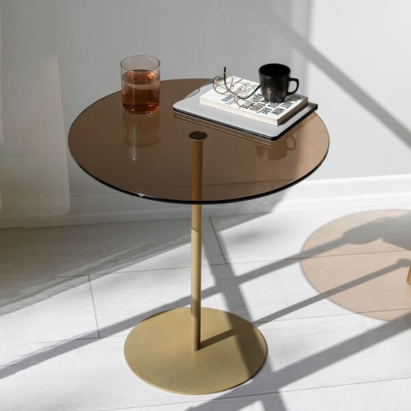 Hanah Home Kisasztal Gold Bronze Chill-Out - Arany, Bronz