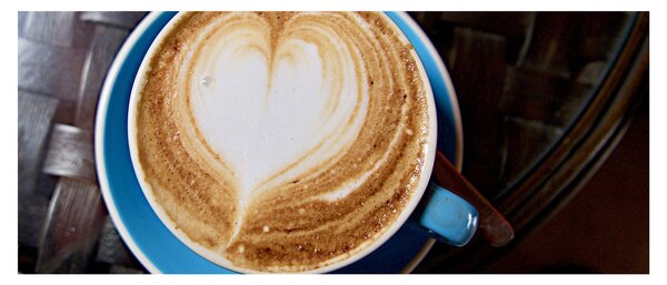 Kép - Latte Art (120x50 cm)