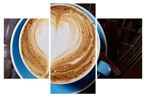 Kép - Latte Art (90x60 cm)