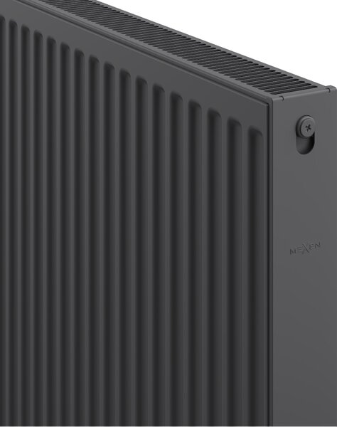 Mexen C21, panelradiátor 500 x 1000 mm, oldalcsatlakozó, 1108 W, antracit, W421-050-100-66