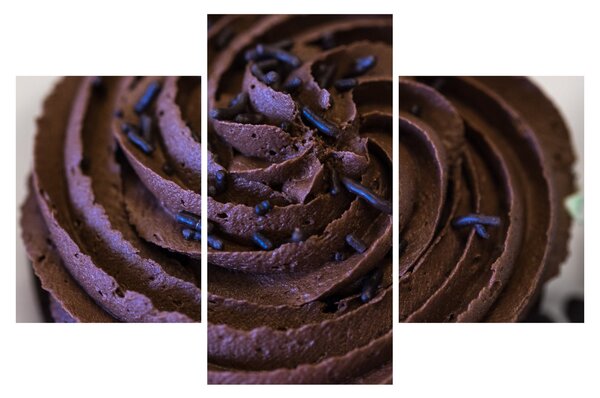 Kép - Csokoládé Cupcake (90x60 cm)