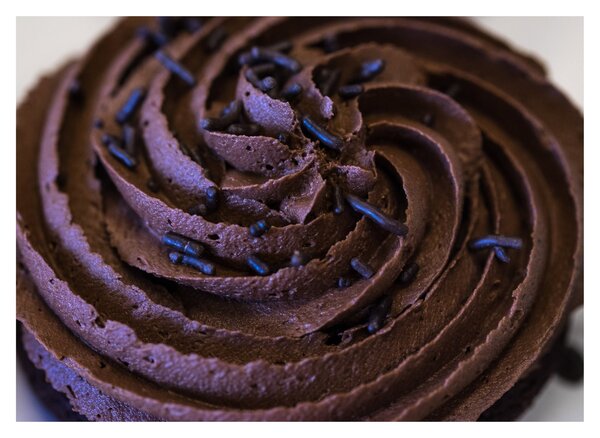 Kép - Csokoládé Cupcake (70x50 cm)