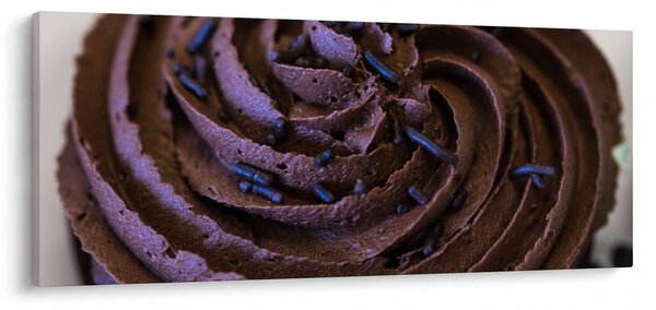 Kép - Csokoládé Cupcake (120x50 cm)