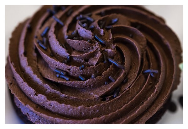 Kép - Csokoládé Cupcake (90x60 cm)