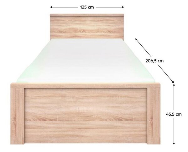 Egyszemélyes ágy 120 cm