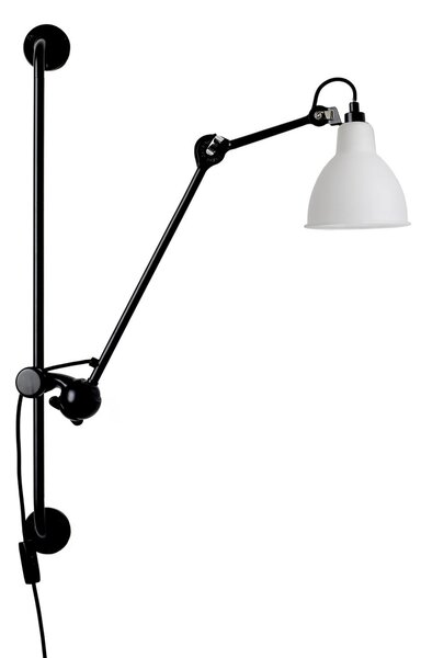 Fali Lámpa Lampe Gras, 201 Round, Fekete, Nappali, Fém, Dizájn
