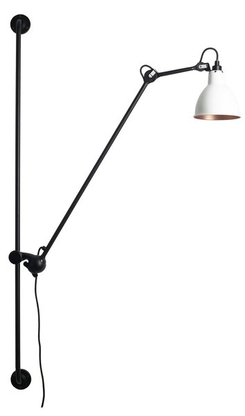 Fali Lámpa Lampe Gras, 214 Round, Fekete, Nappali, Fém, Dizájn
