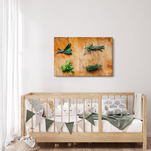 Kép - Gyógynövények (90x60 cm)