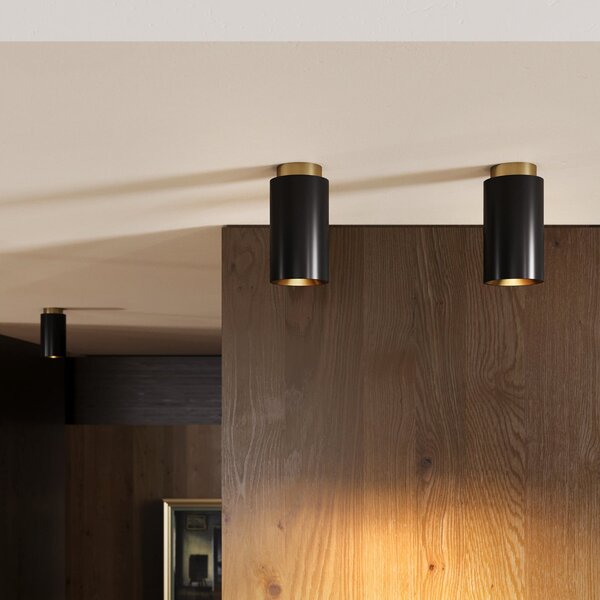 Mennyezeti Lámpa DCW, Tobo C85, dimmable, Fekete, Nappali, Fém, Dizájn