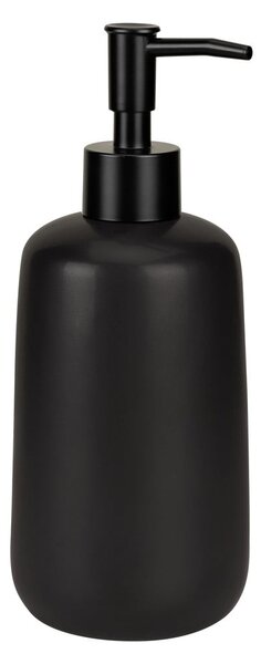Fekete kerámia szappanadagoló 500 ml Olinda – Allstar