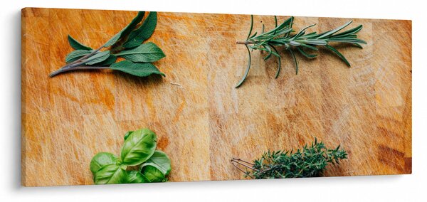 Kép - Gyógynövények (120x50 cm)