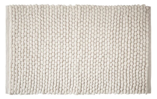 Fehér fürdőszobai kilépő 50x80 cm Aspen Bobble – Bianca