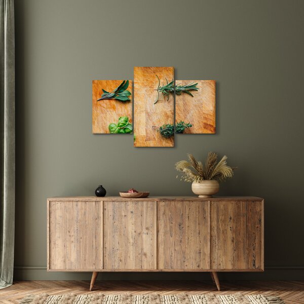 Kép - Gyógynövények (90x60 cm)