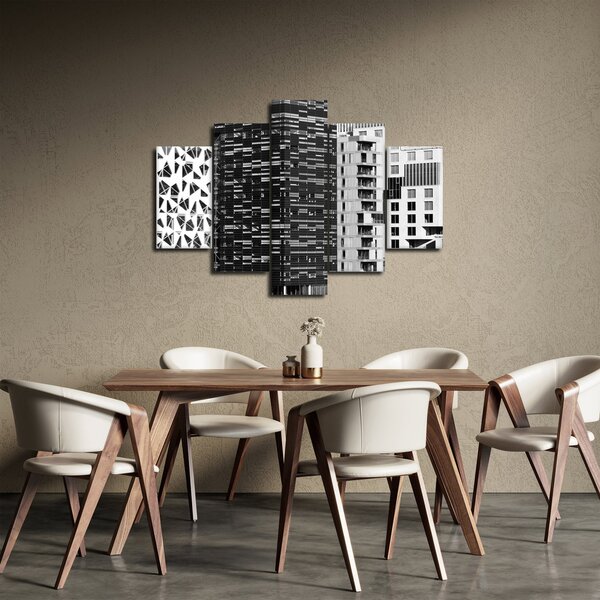 Fekete-fehér építészet képe (150x105 cm)