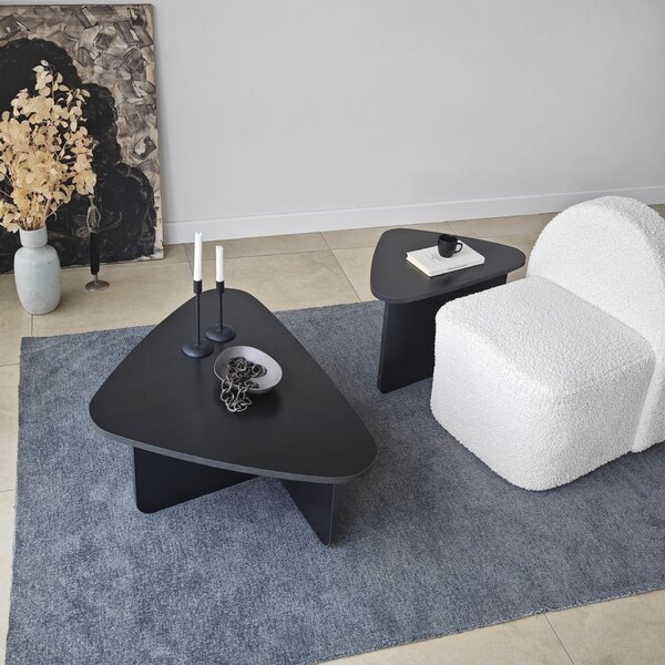 Hanah Home Ballare Set dohányzóasztal szett - fekete