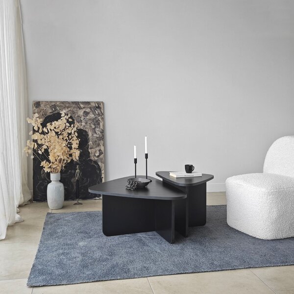 Hanah Home Ballare Set dohányzóasztal szett - fekete