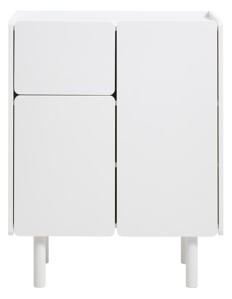 Fehér szekrény 80x100x40 cm Bera – Unique Furniture