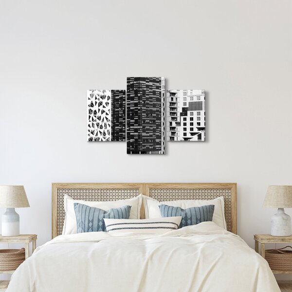 Fekete-fehér építészet képe (90x60 cm)