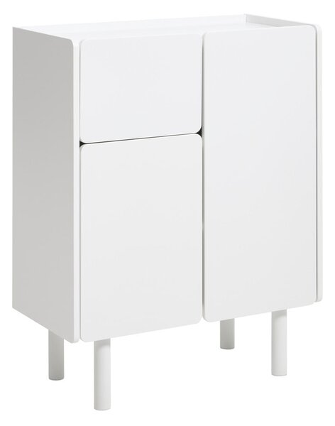 Fehér szekrény 80x100x40 cm Bera – Unique Furniture