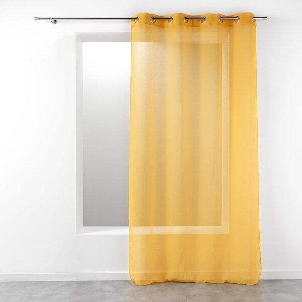 Sárga fényáteresztő függöny 140x240 cm Telma – douceur d'intérieur