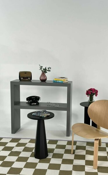 Hanah Home Lilyum 57 lerakóasztal - fekete