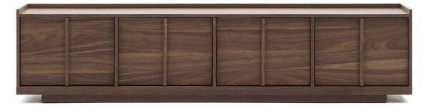 Barna TV-állvány diófa dekorral 200x47x40 cm Onix – Kave Home