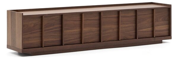Barna TV-állvány diófa dekorral 200x47x40 cm Onix – Kave Home