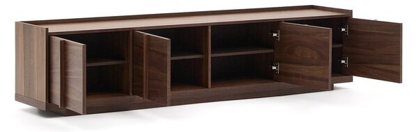 Barna TV-állvány diófa dekorral 200x47x40 cm Onix – Kave Home