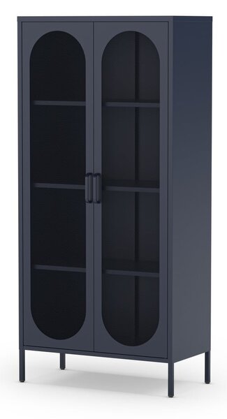 Sötétkék szekrény 80x170 cm Diora – Marckeric