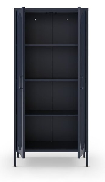 Sötétkék szekrény 80x170 cm Diora – Marckeric
