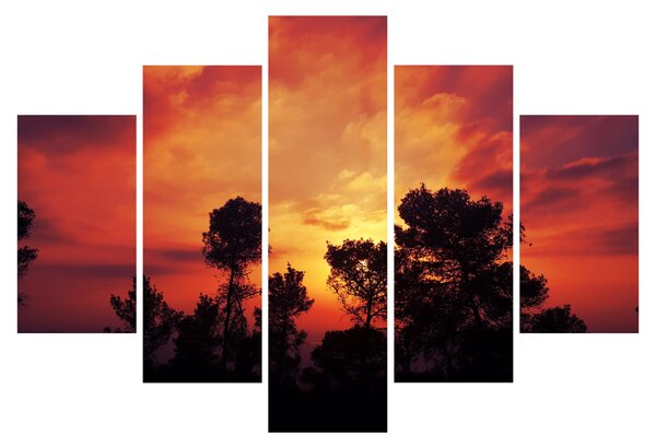 Naplemente képe (150x105 cm)